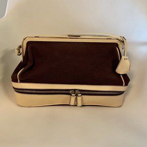 Prada Canapa Cerniera Doctor Bag in Canvas/Leather